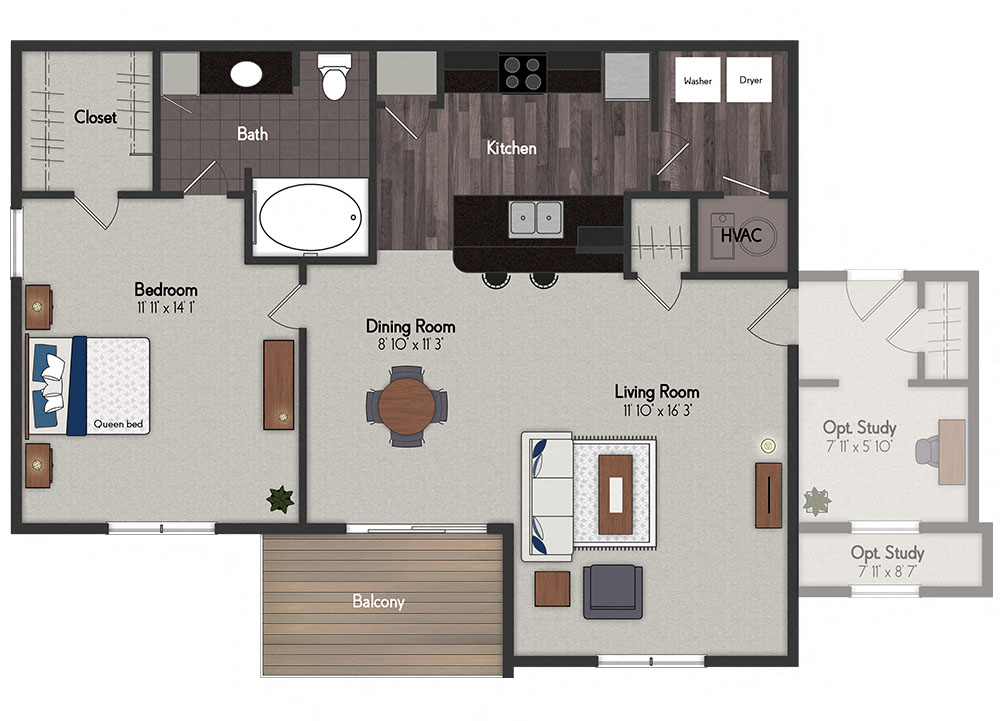 6925 S 115th St Plz Studio-2 Beds Apartment for Rent - Photo Gallery 19